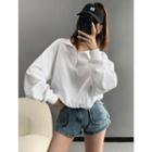 Loose-fit Long-sleeve Polo Shirt