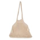 Tassel Open-knit Shopper Bag