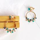 Leaves Hoop Earring