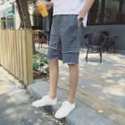 Mock Two-piece Drawstring Shorts
