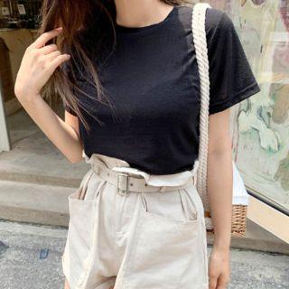 Hemp Blend Sheer T-shirt