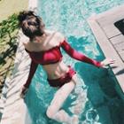 Off-shoulder Long-sleeve Bikini
