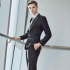 Set: Silm Fit Blazer + Dress Pants / + Shirt