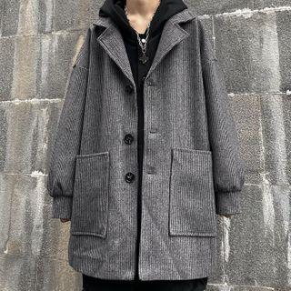 Striped Woolen Blazer