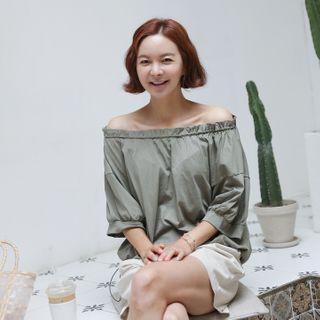 Two-way Cord-hem Top