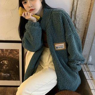 Stand-collar Lambswool Jacket
