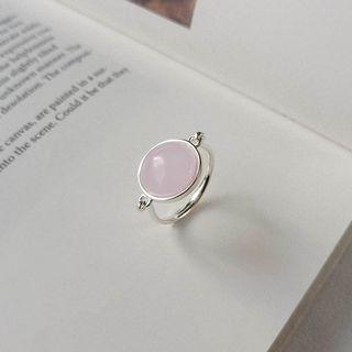 Retro 925 Sterling Silver Bead Ring