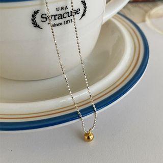 Ball Silver-chain Necklace Gold & Silver - One Size