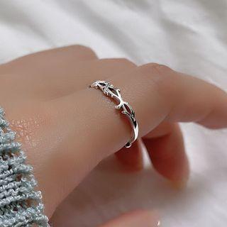 Sterling Silver Thorn Ring Ring - Thorn - Silver - One Size