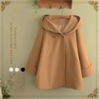 Hooded Double-button Coat
