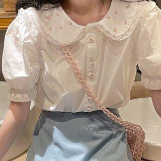Short-sleeve Blouse / Layered Skirt / Set