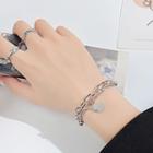 Guitar Stainless Steel Bracelet 1254 - Silver - One Size