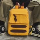 Cartoon Canvas Backpack Yellow - One Size