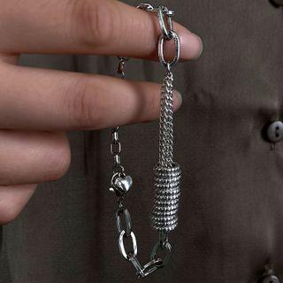 Alloy Bracelet Antique Silver - One Size