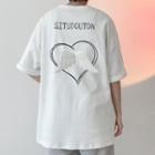 Short-sleeve Letter Print Wing Accent T-shirt