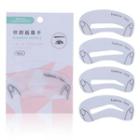 Makeup Eyebrow Stencil Transparent White - One Size