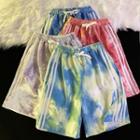 Striped Tie-dye Sweatshorts