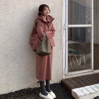 Long Sleeve Knit Polo Dress