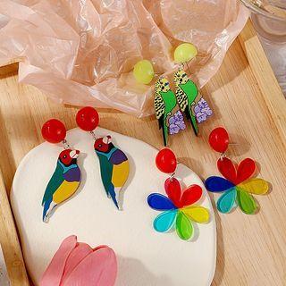 Flower / Bird Alloy Dangle Earring (various Designs)