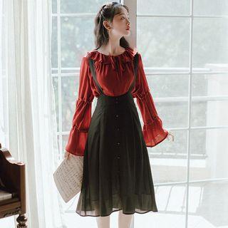 Suspender Skirt / Blouse / Set