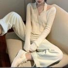 Cropped Cutout Cardigan