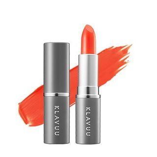 Klavuu - Urban Pearlsation Satin Lipstick #salmon Orange 3.5g