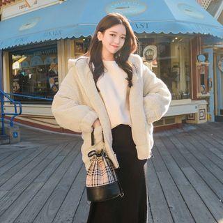 Hooded Zip-up Dumble Jacket