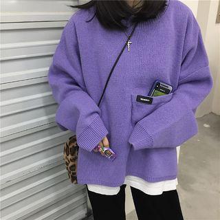 Couple Matching Pocket-detail Sweater