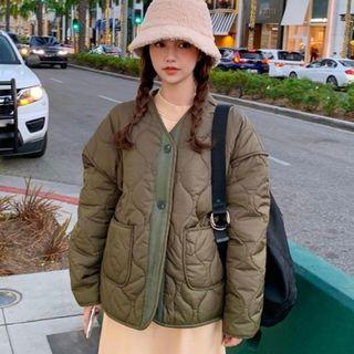 Padded Jacket Army Green - One Size