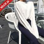 Dolman Long-sleeve Boxy-fit T-shirt