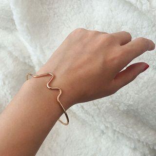 Iron Wave Bangle