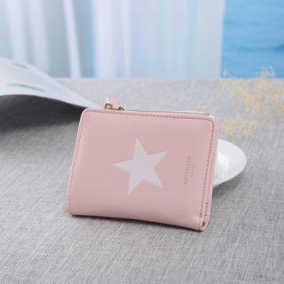 Star Faux Leather Wallet