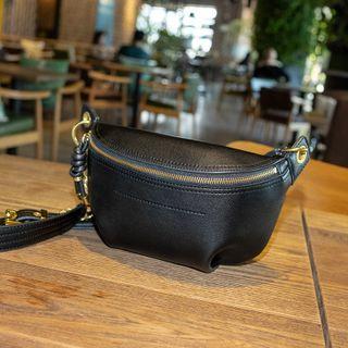 Zip Tassel Belt Bag Black - One Size
