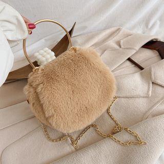 Mini Fluffy Chain Crossbody Bag