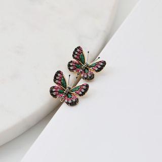 Butterfly Rhinestone Earring