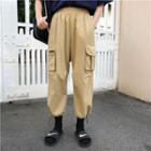 Side Pocket Cropped Pants