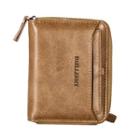 Faux Leather Zip Around Wallet