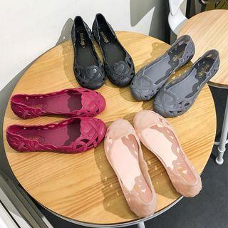 Heart Perforated Flats