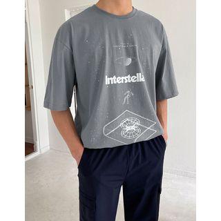 Interstellar Print T-shirt