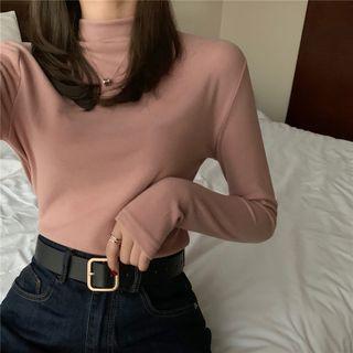 Long-sleeve Mock Neck T-shirt (various Designs)