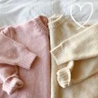 Pastel-color Oversized Sweater
