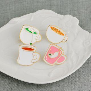 Coffee Or Tea Brooch