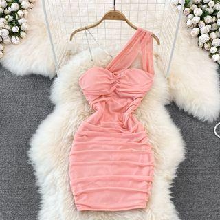 Mesh Sheath Mini Dress