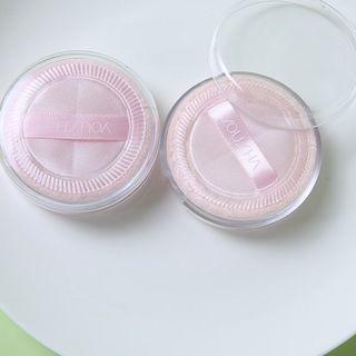 Set Of 2: Powder Puff Pink - One Size