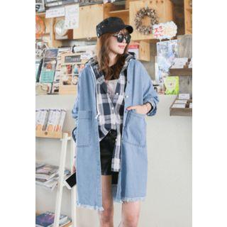 Pocket-detail Loose-fit Denim Jacket