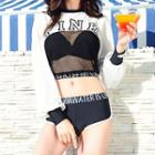 Set: Lettering Bikini + Cover Up