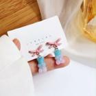 Gradient Bear Drop Earring / Clip-on Earring