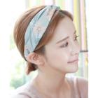 Floral Knotted Fabric Hair Band