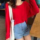 Long-sleeve T-shirt Red - One Size