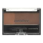 Innisfree - Two Tone Eyebrow Kit (2 Colors) #01 Brown